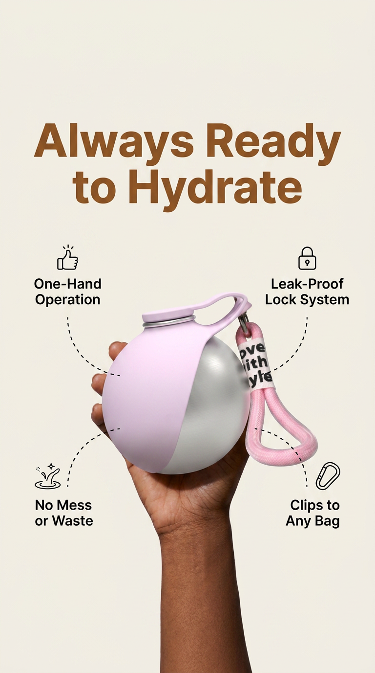 Portable Dog Water Dispenser  Perfect for Outdoors