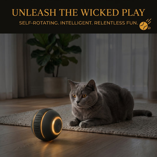 Automatic Rolling Cat Ball Smart Interactive Toy