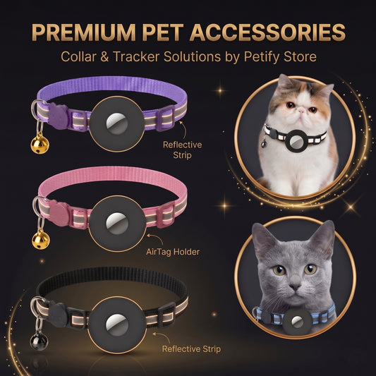 Waterproof AirTag Pet Collar