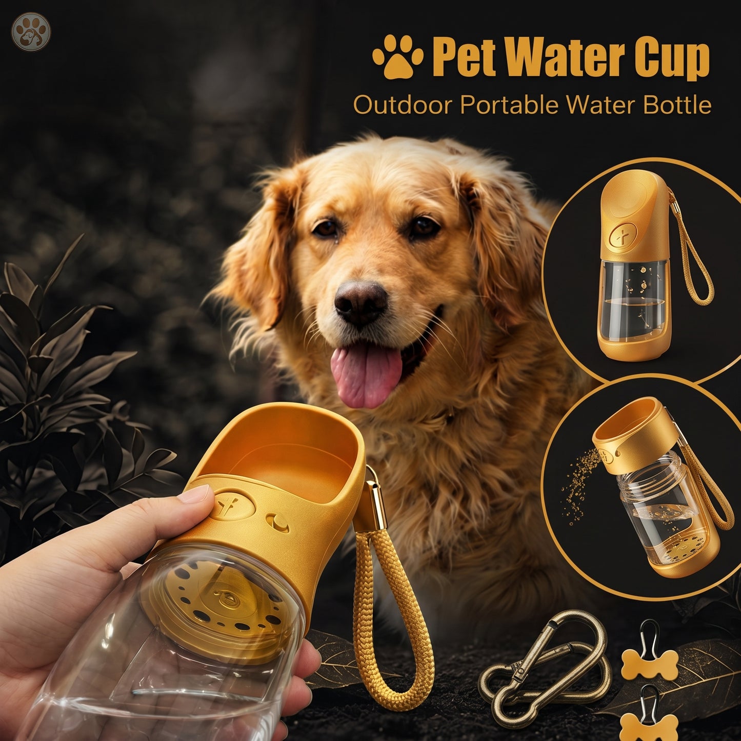 Pet Water Cup Outdoor Portable Water Bottle